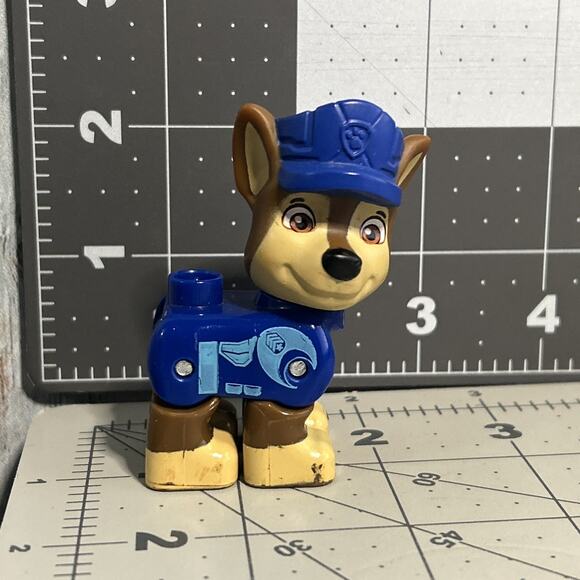 PAW Patrol Mega Bloks Figure Chase Lego Duplo Figure - Picture 1 of 8
